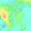 Ferrensby topographic map, elevation, terrain