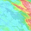 Karimannoor topographic map, elevation, terrain