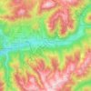 Tesero topographic map, elevation, terrain