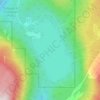 Hicks Lake topographic map, elevation, terrain