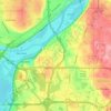 Mendota Heights topographic map, elevation, terrain