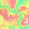 Mequinenza topographic map, elevation, terrain