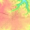 Hanna City topographic map, elevation, terrain