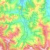 Arenas de Iguña topographic map, elevation, terrain