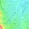 Savigneux topographic map, elevation, terrain