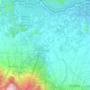 Sarapiquí topographic map, elevation, terrain