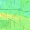 Lansing topographic map, elevation, terrain