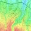 Tanah Sareal topographic map, elevation, terrain