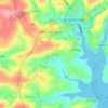 West Alvington topographic map, elevation, terrain