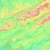 Lee County topographic map, elevation, terrain