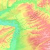 Первомайский район topographic map, elevation, terrain