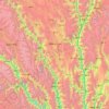 སྨར་ཁམས་རྫོང་ / 芒康县 / Markam topographic map, elevation, terrain