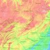 Susquehanna River topographic map, elevation, terrain