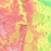 Chelyabinsk topographic map, elevation, terrain