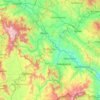 Vardar Region topographic map, elevation, terrain