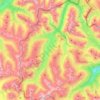 Livigno topographic map, elevation, terrain
