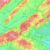 Bethlehem Township topographic map, elevation, terrain