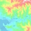 可可托海镇 topographic map, elevation, terrain