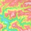Coupiac topographic map, elevation, terrain
