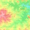 Moinabad mandal topographic map, elevation, terrain