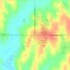 Treynor topographic map, elevation, terrain