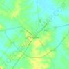 Morganfield topographic map, elevation, terrain