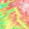 Buenache de la Sierra topographic map, elevation, terrain