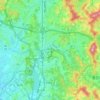 Giheung-gu topographic map, elevation, terrain