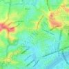 Paddington topographic map, elevation, terrain