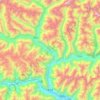 巴河镇 topographic map, elevation, terrain