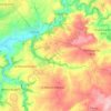 Gavray-sur-Sienne topographic map, elevation, terrain