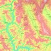 巍山彝族回族自治县 topographic map, elevation, terrain