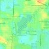 Meyers Lake topographic map, elevation, terrain