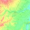 Saldaña topographic map, elevation, terrain