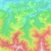 Esplas-de-Sérou topographic map, elevation, terrain