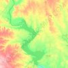 Lake Whitney topographic map, elevation, terrain