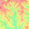 East Branch Pecatonica RIver topographic map, elevation, terrain