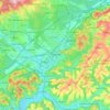 Hombourg topographic map, elevation, terrain