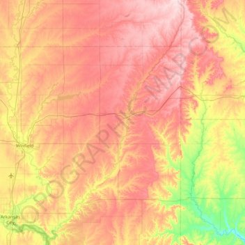 Grouse Creek topographic map, elevation, terrain