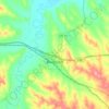 Moorcroft topographic map, elevation, terrain