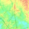 Ball topographic map, elevation, terrain