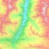 Täsch topographic map, elevation, terrain
