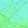 Bekasi Jaya topographic map, elevation, terrain