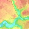 Ozouer-le-Voulgis topographic map, elevation, terrain