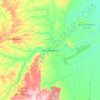 Nova Xavantina topographic map, elevation, terrain