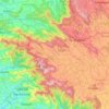 Madikeri taluku topographic map, elevation, terrain