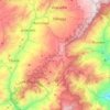 Ramiriquí topographic map, elevation, terrain