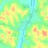 Oak Hill topographic map, elevation, terrain