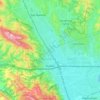 Dublin topographic map, elevation, terrain