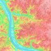 Washington Township topographic map, elevation, terrain